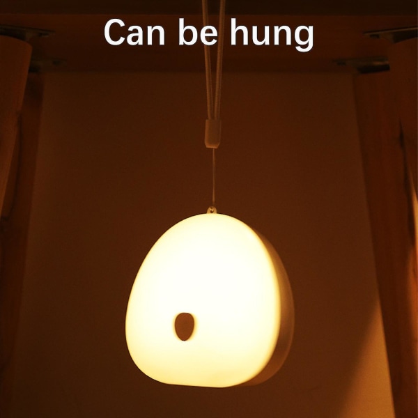 LED-lampa för sovrum, touch-kontroll, bärbar USB-laddning, 3 justerbara ljusstyrkenivåer, sänglampa