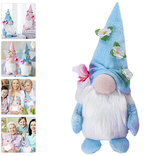 Plush-tomte för mors dag, vårtomte, plyschtomte, dekorativ tomte
