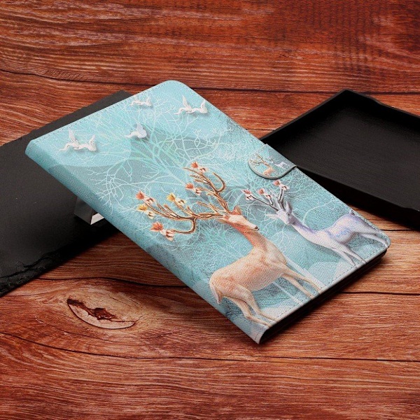 iPad Pro 11 tommer (2020) / (2018) cool mønstret læder flip cover - Elg multicolor