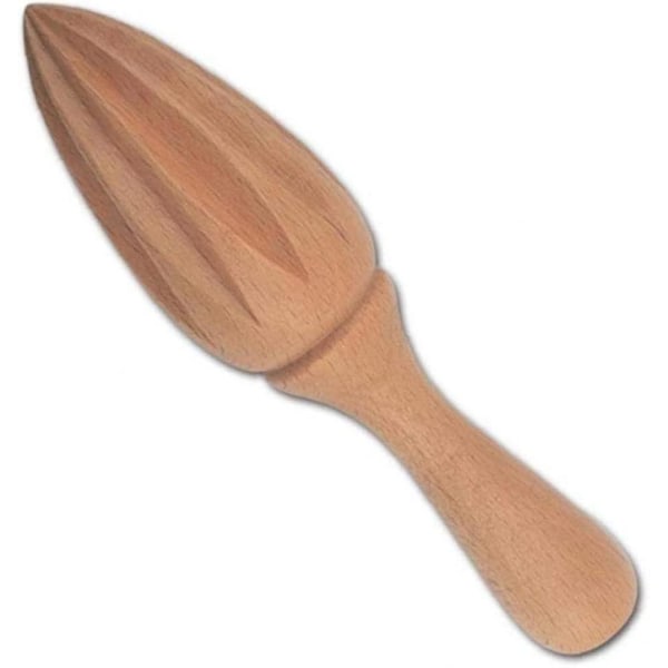 Puinen sitruunapuristimen käsipusero Manuaalinen mehuuutin Hedelmä Appelsiini Sitrusmehun uuttaja Reamers Ten-corner Design(1kpl, Keltainen) -z