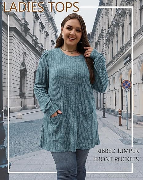 Langærmede Toppe Dame Lette Trøjer Dame Sweatshirts med Lommer