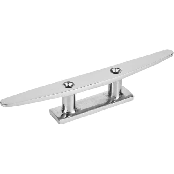 Spejlpoleret rustfrit stål base klampe båd tilbehør marine reb base klampe (8in)