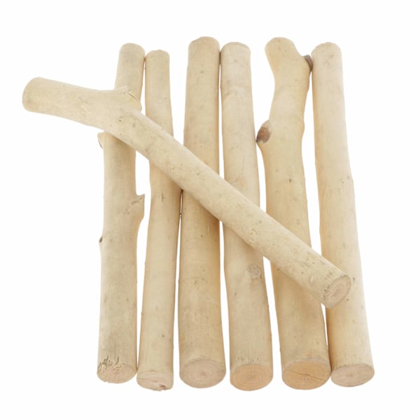 7Pcs Driftwood Natural Wooden Dried Tree Branches Wood Branches Real Plants Branch for DIY Arts Crafts Photo Props