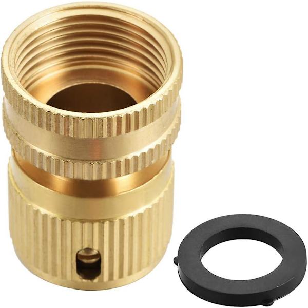 3/4\" G Hunn Messing Hurtigkoblinger Adaptere Hage Slange Kobling 2stk