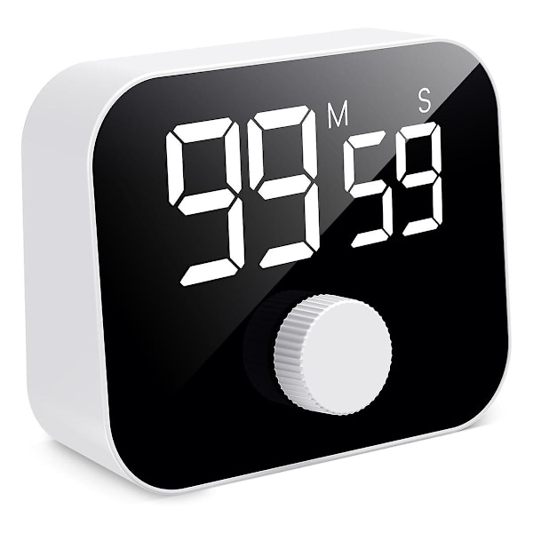 Køkken Timer, Digital Madlavning Timer Magnetisk Til Stoppur Nedtællingstimer Med LED-Display Rotary