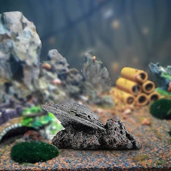 Akvarium Ufo Vrak Fiske Tank Ornamenter Fiske Tank Mikro Landskap Dekorasjon