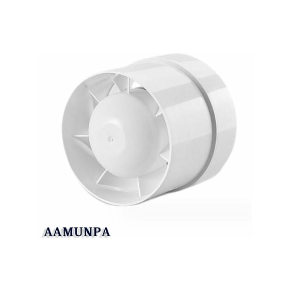 1 stk. udstødningsventilator, økonomisk 100 mm, 12 W/130 m³, aksial udstødningsventilator med kanal: badeværelse, køkken, kælder