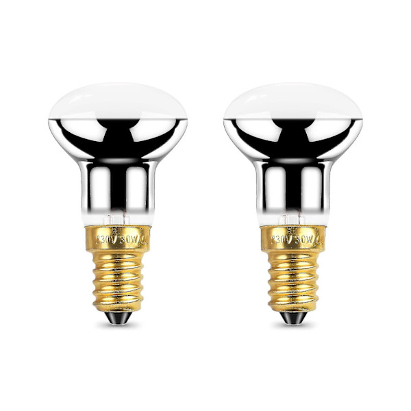 Reflektorlampor, 30w E14 Spot Reflektorlampor, Liten Edison Skruvlock Varm Vit 2700k För Vardagsrum, Sovrum, Kök (2-pack)