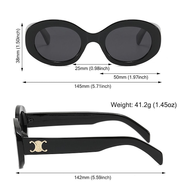 Polariserede solbriller til kvinder, unisex y2k shades, trendy UV400 beskyttelse Leopard