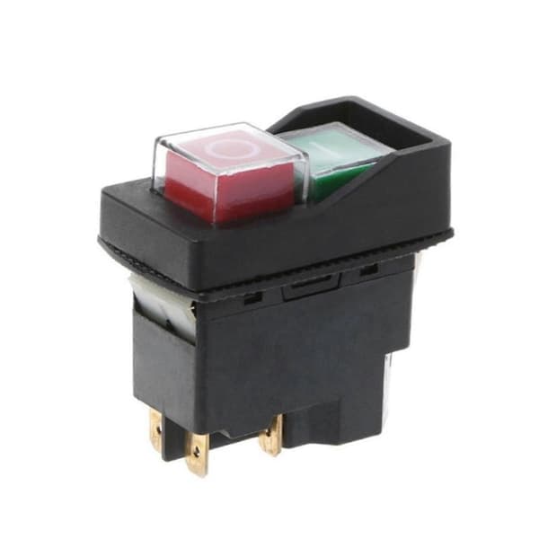 2025 Egnet Elektromagnetisk Trykknappbryter 4 Pin KLD-28 Vanntett Trykknapp