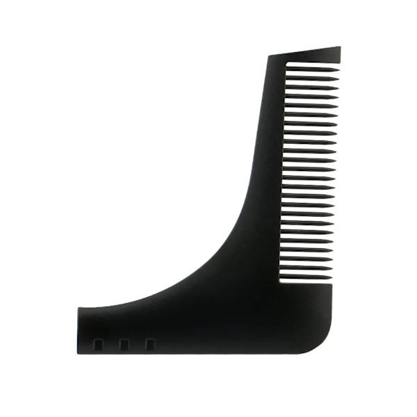 2PCS Styling Trimming Shaping Template Guide Grooming Comb Brush，7 verktyg i 1 Professionellt skäggformningsverktyg för perfekta linjer