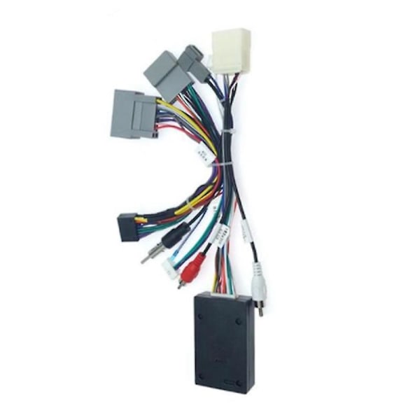 Bilradio Cd-afspiller 16-bens Android-strømkabeladapter med Canbus-boks til medieledningsnet