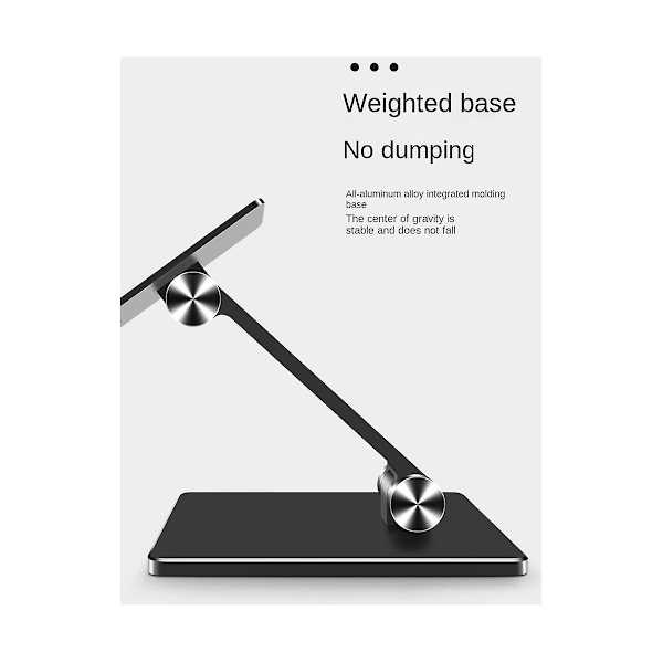 Tablettställ i Aluminiumlegering Passar För I Pad Hög Vinkeljustering Tablet Dator Multifunktionell