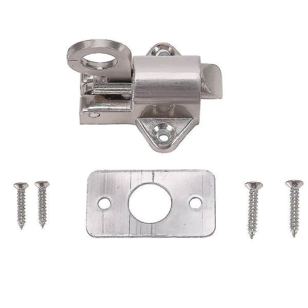 1 st automatisk dörrlås i zinklegering, dragflik, fjäderstuds