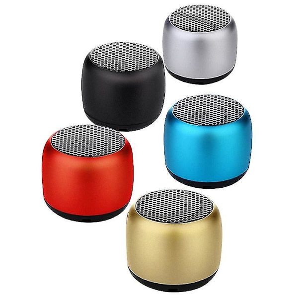 Ipx5 Vandtæt Mini Bærbar Bluetooth Højttaler Metal Hifi Tws Sammenkobling Super Lille Stål Stereo Trådløs Højttaler Aoba