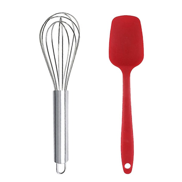 2pcs Silicone Cooking Utensils Set,nonstick Spatula Spoon For