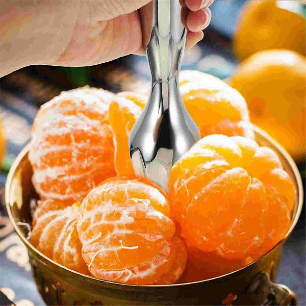 Citronpress i rostfritt stål, manuell citruspress, handhållen citruspress, citronpress för daglig användning i hemmet, bar och café