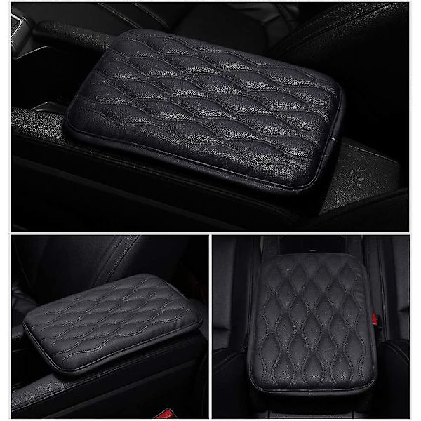 Bil Armstöd Pad, Svart Bil Centerkonsol Cover Vattentät Centerkonsol Pad Bil Armstöd Säte Box Cover Protector För De Flesta Fordon, Suv, Lastbil, Bil