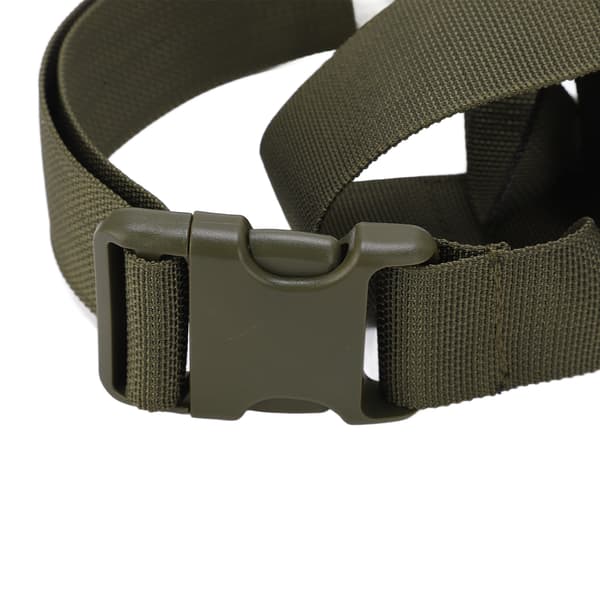 Vandflaskeholder med Molle-system, multifunktionel til udendørs camping og vandring, grøn