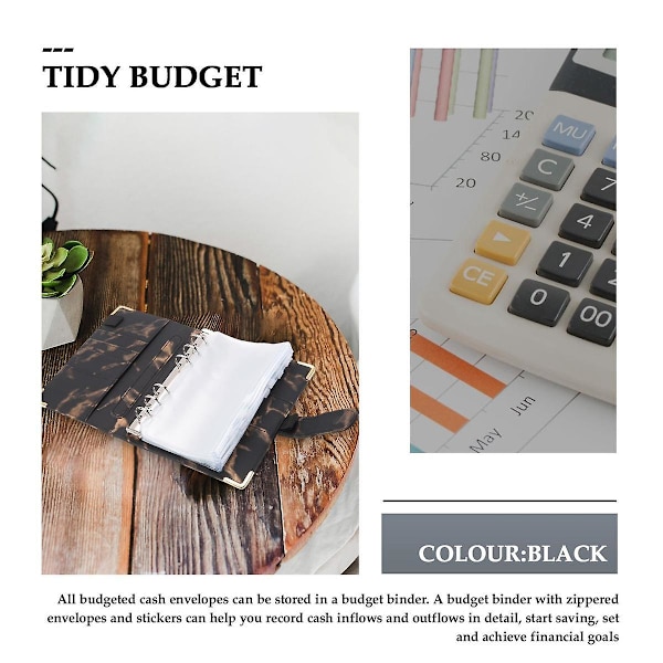 Budgetmapp, Budgetmapp med Dragkedja, Kontantkuvert för Budget, 14 Stycken Budgetplanerare