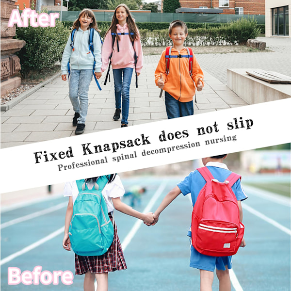Remmar för ryggsäckar 1-pack, justerbar bröstrem med nödvisselspänne lämplig för universellt utomhusbruk