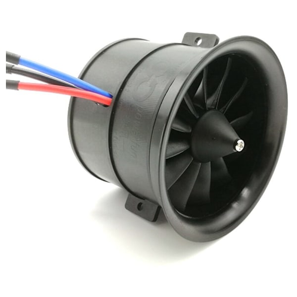 70 mm 12-bladet EDF-blæser med 4S 3400KV motor til RC-fly