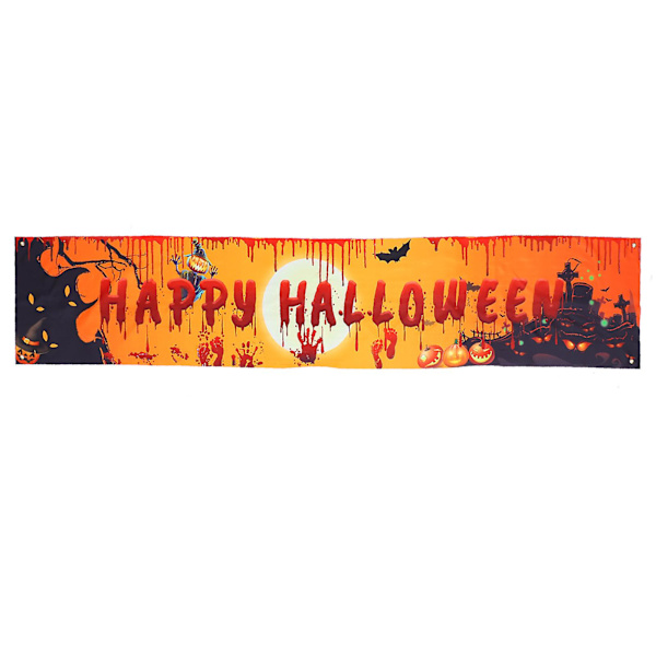 1 kpl Onnellinen Halloween Piha Banneri Halloween Juhlatarvikkeet Haunted House Koriste