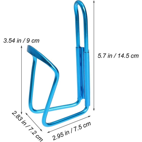 14 cm:n alumiininen juomapulloteline pyörään