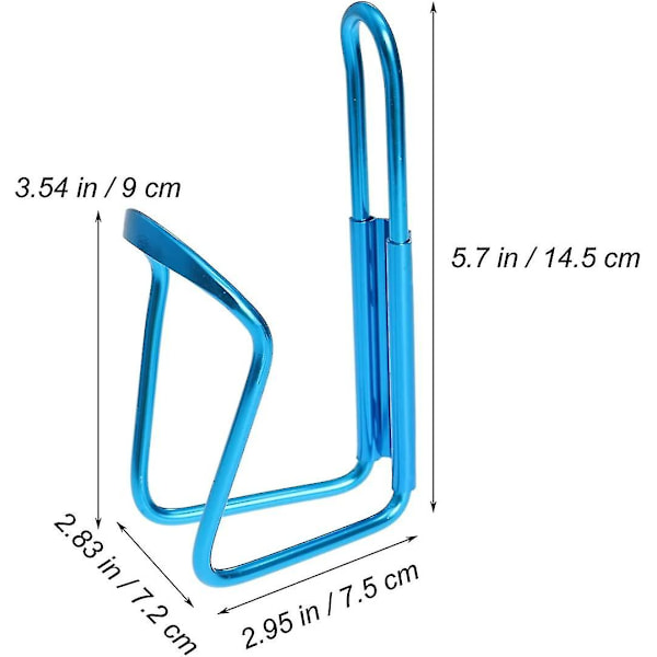 Cykel Flaskeholder 14 Cm. Aluminium Drikkeflaskeholder Cykel