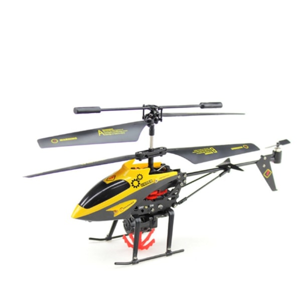 Litet fjärrstyrt flygplan hängande korg 3,5 kanaler Fjärrstyrd helikopter drone modell leksak Yellow