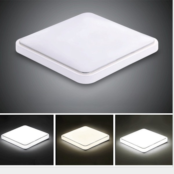 Elegante LED loftlamper, ultratynd energibesparende dæmpbar loftlampe til forskellige indendørs rum, vandtæt design sikrer sikker brug i