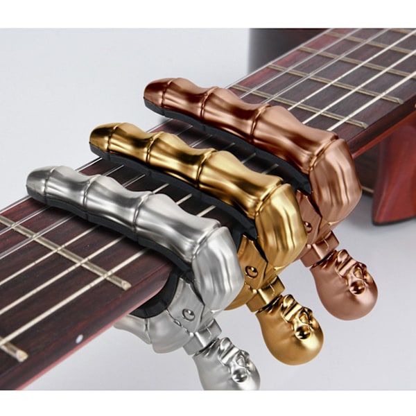 Gitarr Capo Skull Capo För Akustisk Elgitarr Skelett Huvud Ukulele Capo För Banjo Mandolin B