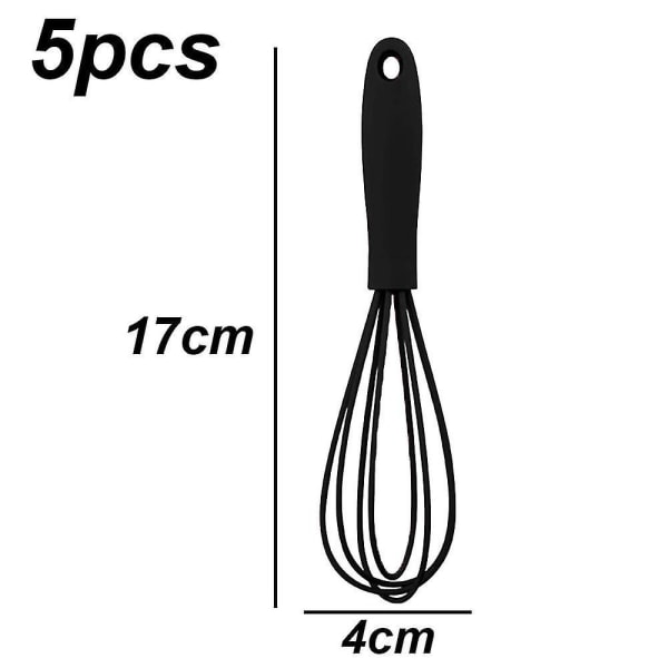 Silikonivatkain, keittiöväline, 5 kpl minisilikonivatkainta ruoanlaittoon, korkea