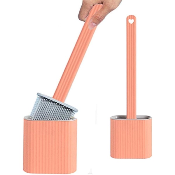 Toilet Brush Set, Silicone Toilet Brush, Silicone Toilet Brush, Toilet Brush Set, Silicone, Toilet Brushes And Holder Without Drilling, Toilet Brushes