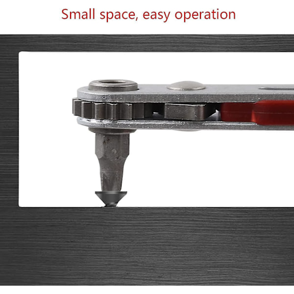 Skralle Skiftenøkkel Dobbelveis Sokkel Skiftenøkkel Sekskant Torx Toveis Kontroll Skrutrekker Drill Bit Verktøy Hurtigutløsning Skrutrekker Drill Bit Skralle -t