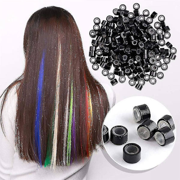 4 i 1 set 500 st mikro ring set mikro ringar ögla nål