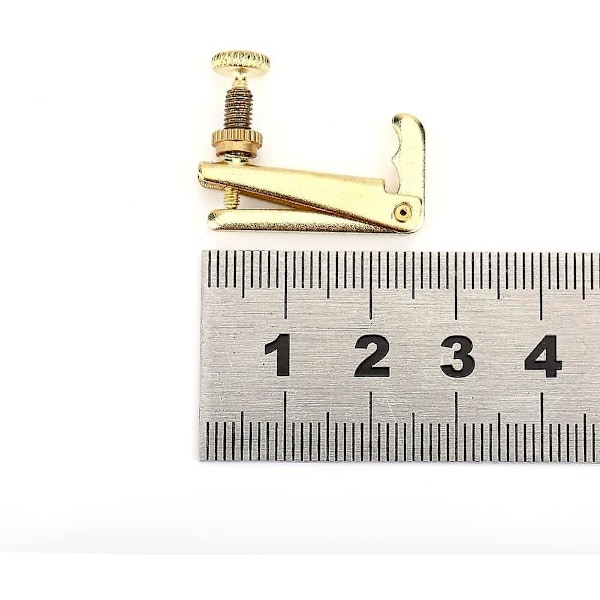 4 stk strengjusterer holdbar fiolin streng finjusterer erstatningsdeler for 3/4