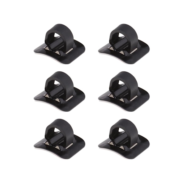 6pcs Bike C Clips Housing Hose Guide Clamps Bicycle Bike C-Clips Buckle Brake Cable Line Guide Tubing Fixed Clamp Aluminum