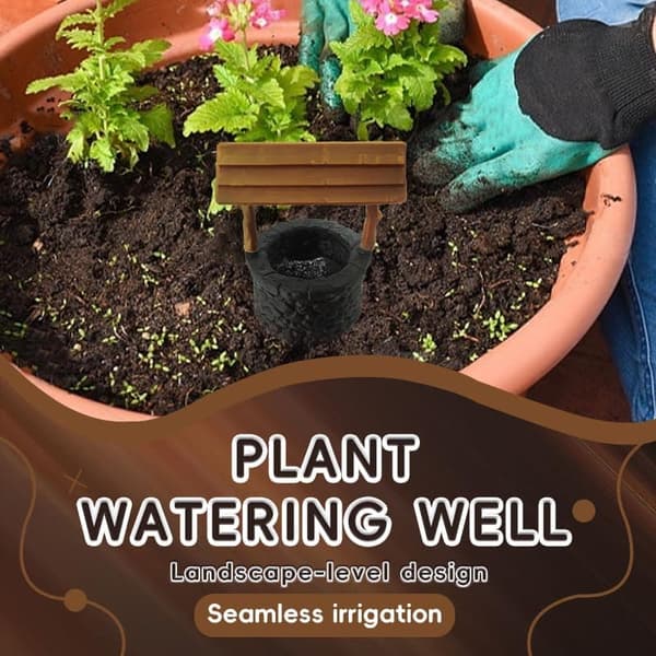 Selvvannende potte - Vanningssystem for ferieplanter