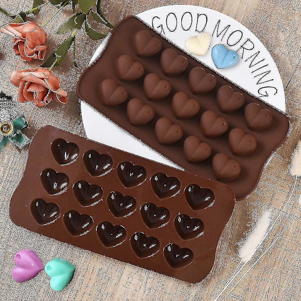 4 stk Silikon Chokoladeforme, Bageform Til Chokolade, Gele, Slik, Fedtbomber Keto Snacks, Isbiter, Runde Kopper