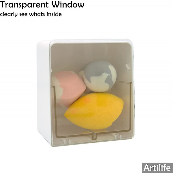 Badeværelses Qtip Holder Glas Til Vatpinde, Vatbolde, Vatbolde, Kommode Bordplade Organizer