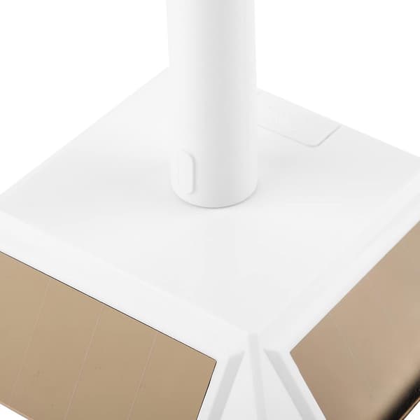 Solcellsdriven väderkvarnsmodell, pedagogisk STEM-leksak, hållbar ABS-plast, skrivbordsdekoration för barn och studenter, 27 cm hög, vit