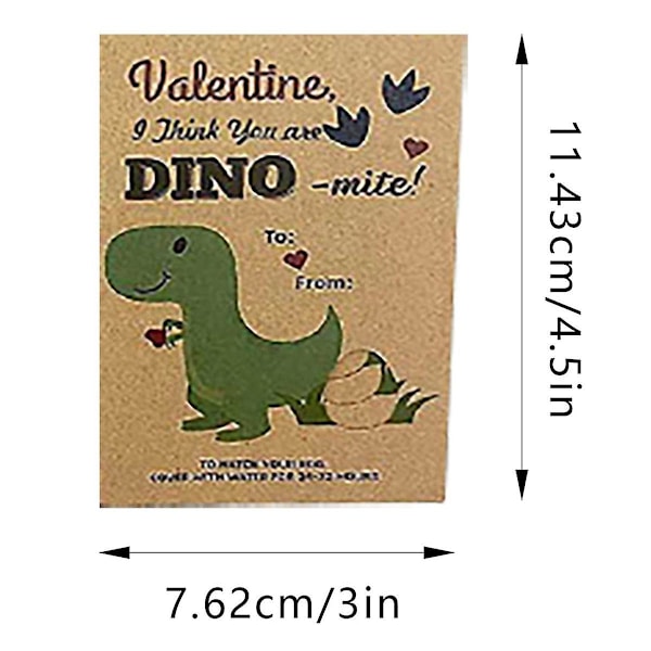 Dinosaur-festartikler - Dinosaur-fødselsdagsfestartikler - 24 pakker med klækkende dinosauræg med kort
