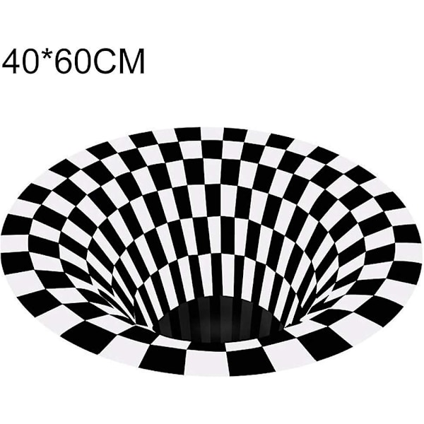 3D-illusjonseffekt trykk geometrisk dørmatte teppe soverom stue studierom gulvmatte