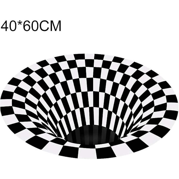 3D-illuusiomatto, geometrinen ovi- ja eteisenmatto, makuuhuoneen, olohuoneen ja työhuoneen lattiamatto