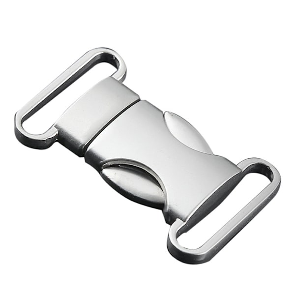 2PCS, rostfritt stål metallspänne, snabb sidofrigöring klätterkrok för sömnad ryggsäck rem nylon band bälte