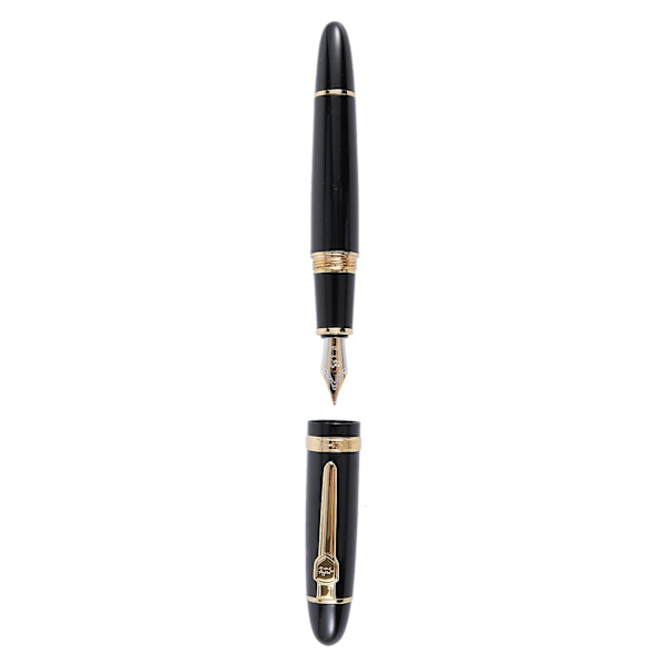 159 18kgp 0,7 mm Medium Broad Nib fyllepenn Gratis kontor fyllepenn med en boks, rød