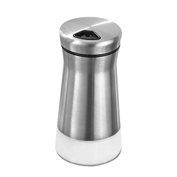 Det originale salt- og pebersæt - Sølv - Krydderidispensor med justerbare hældningshuller - Sæt i rustfrit stål og glas