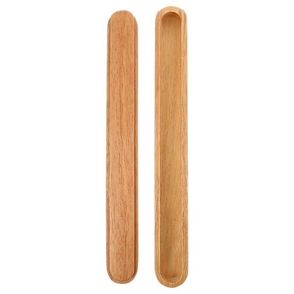 1 st Bärbar Naturlig Trä Ätpinnar Box Återanvändbara Klassiska Ätpinnar Behållare