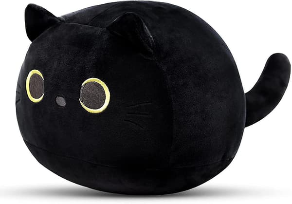 Söpö 3D Musta Kissa Pehmotyyny 30CM